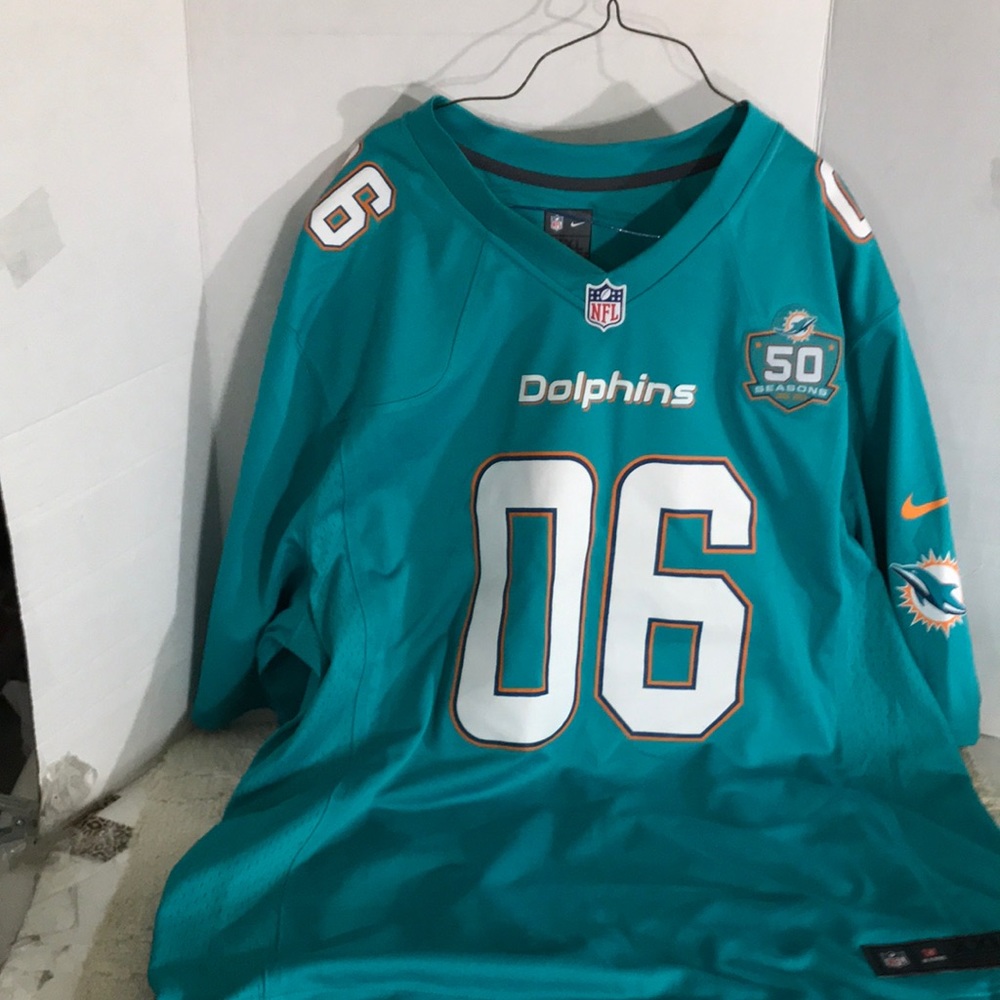 NFL Miami Dolphins Teal #06 Jersey Vintage